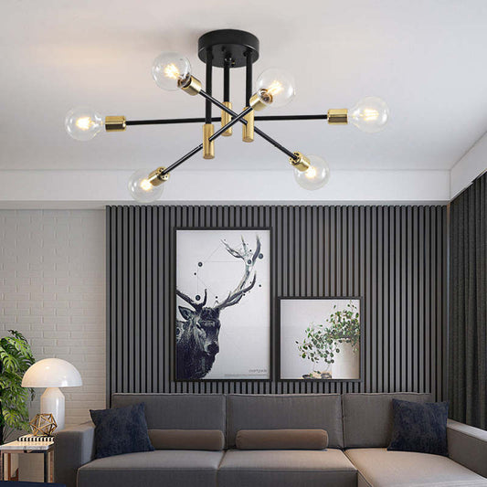 Elegance Light – Satellite Style LED Ceiling Light in Metal