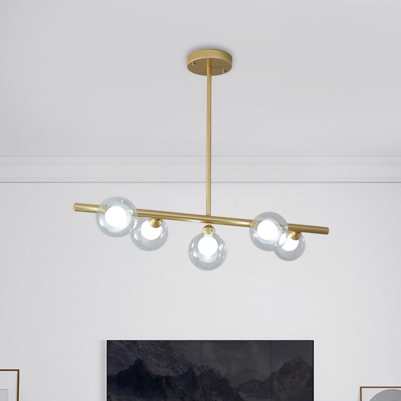 Lumine - Modern Pendant Light with Glass and Metal Design