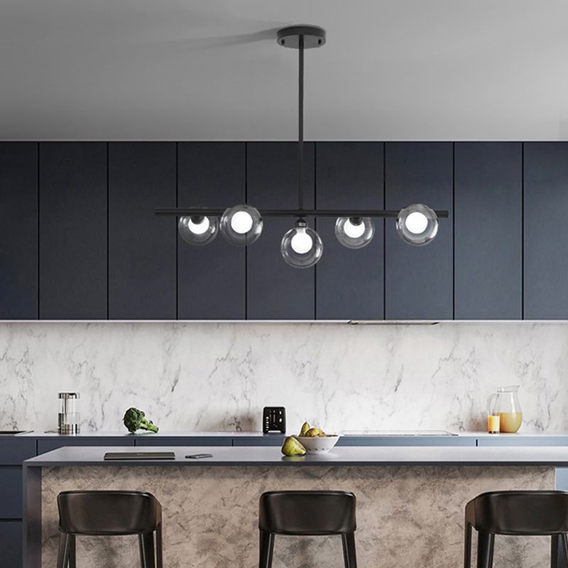 Lumine - Modern Pendant Light with Glass and Metal Design