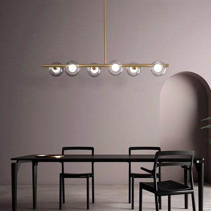 Lumine - Modern Pendant Light with Glass and Metal Design