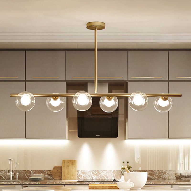 Lumine - Modern Pendant Light with Glass and Metal Design