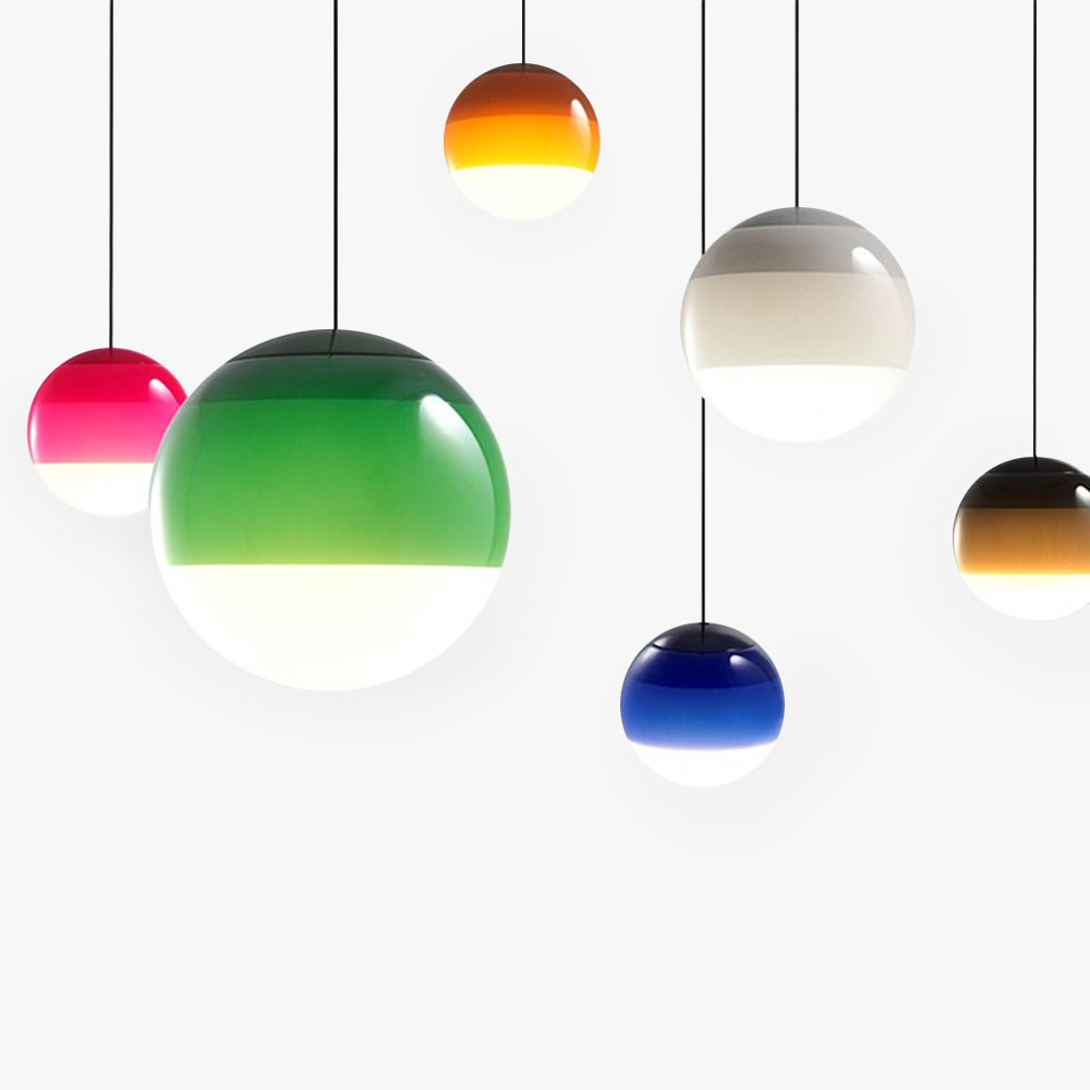 AuraLux - Adjustable Pendant Light with Glass Shade