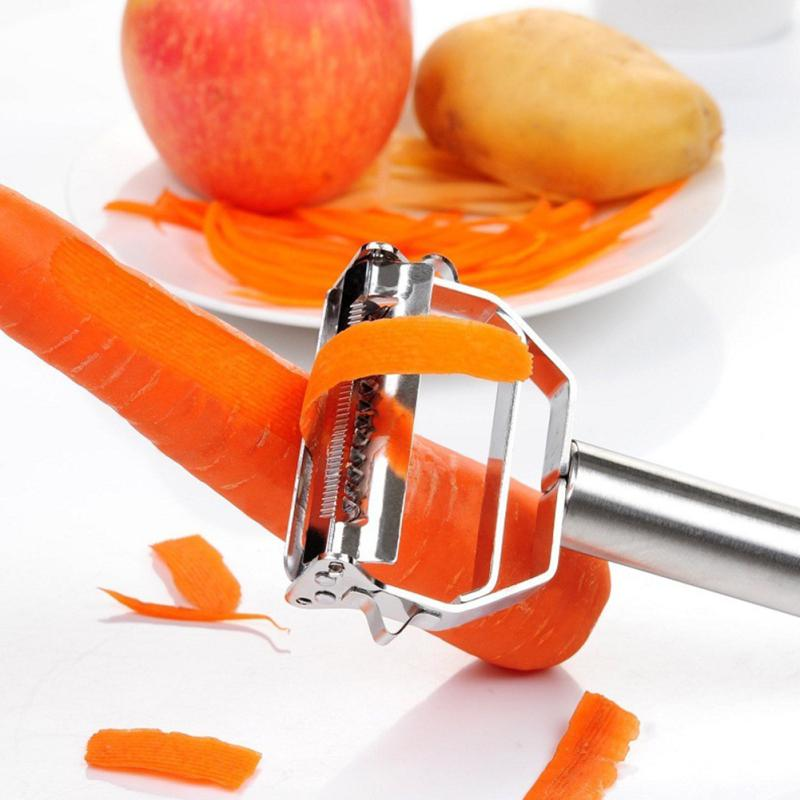 PEELPRO - Ergonomic Stainless Steel Vegetable Peeler for Effortless Peeling & Julienne Cuts