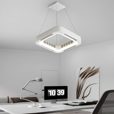 AEROCOOL - Modern Bladeless Ceiling Fan with Dimmable LED Light