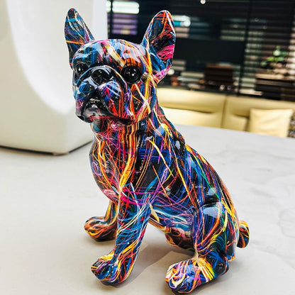 Seltyn – Artistic Bulldog Graffiti Figurine