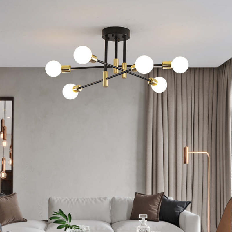 Elegance Light – Satellite Style LED Ceiling Light in Metal