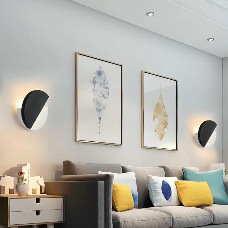 The Rotatable Halo | Modern Minimalist Wall Lamp with Adjustable Light