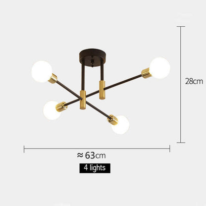 Elegance Light – Satellite Style LED Ceiling Light in Metal