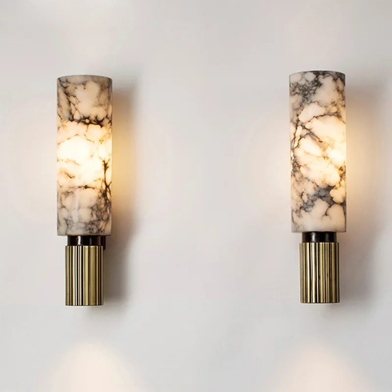 MARBLISS - Luxurious Marble Wall Lamp for Elegant Home Lighting