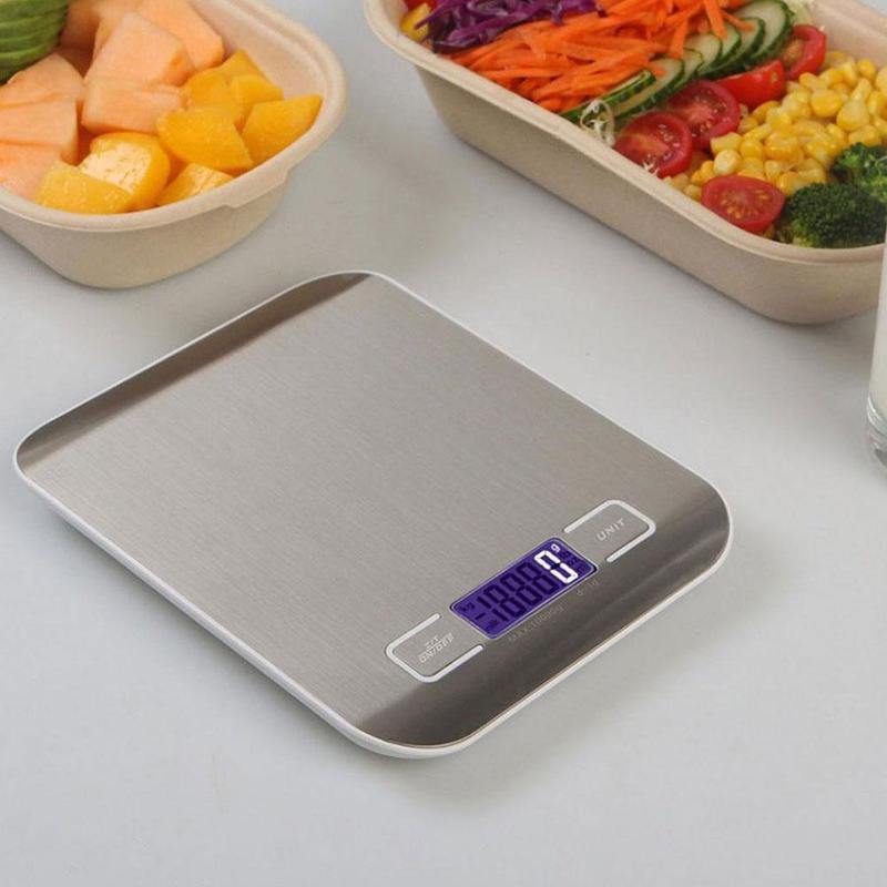 ZENTARA - LED Portable Digital Kitchen Food Scale