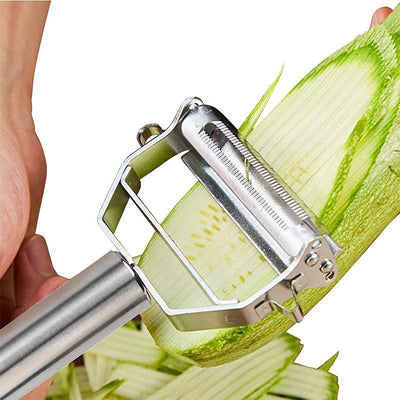 PEELPRO - Ergonomic Stainless Steel Vegetable Peeler for Effortless Peeling & Julienne Cuts