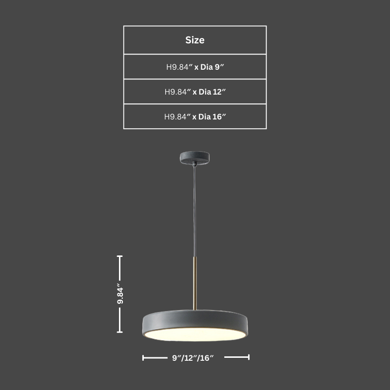 LUNARA - Modern UFO Saucer LED Pendant Light for Elegant Interiors