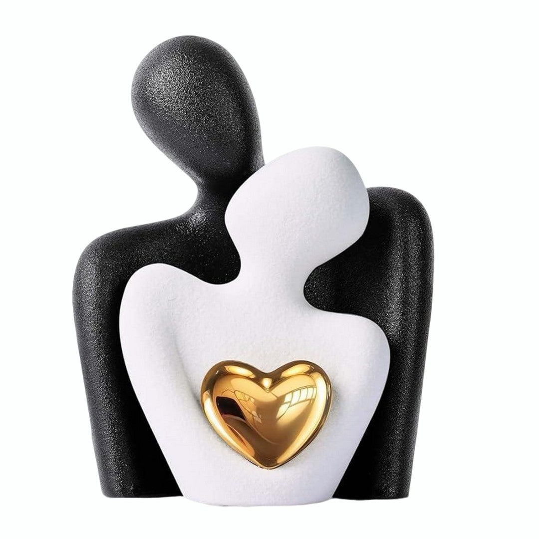 Eternal Bond - Ceramic Heart Expression Sculpture