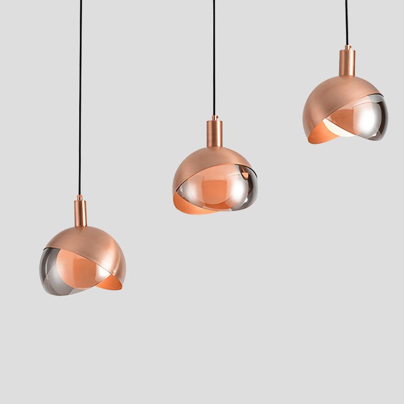 LumiFlex - Sleek Metal and Glass Pendant Light