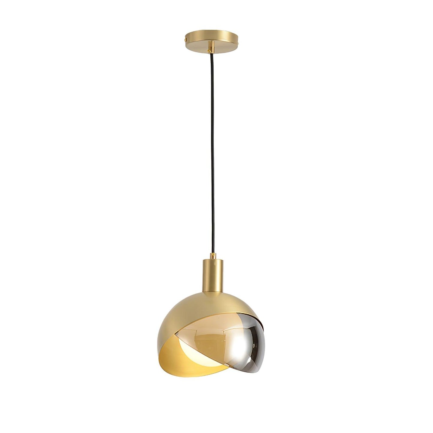 LumiFlex - Sleek Metal and Glass Pendant Light