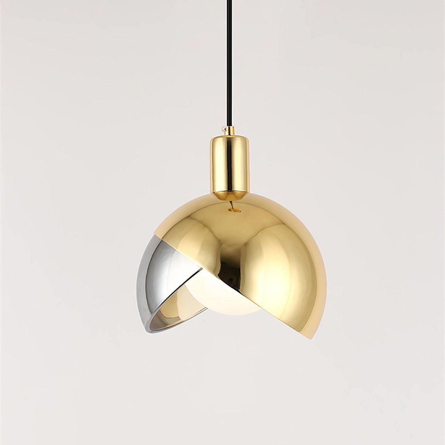 LumiFlex - Sleek Metal and Glass Pendant Light