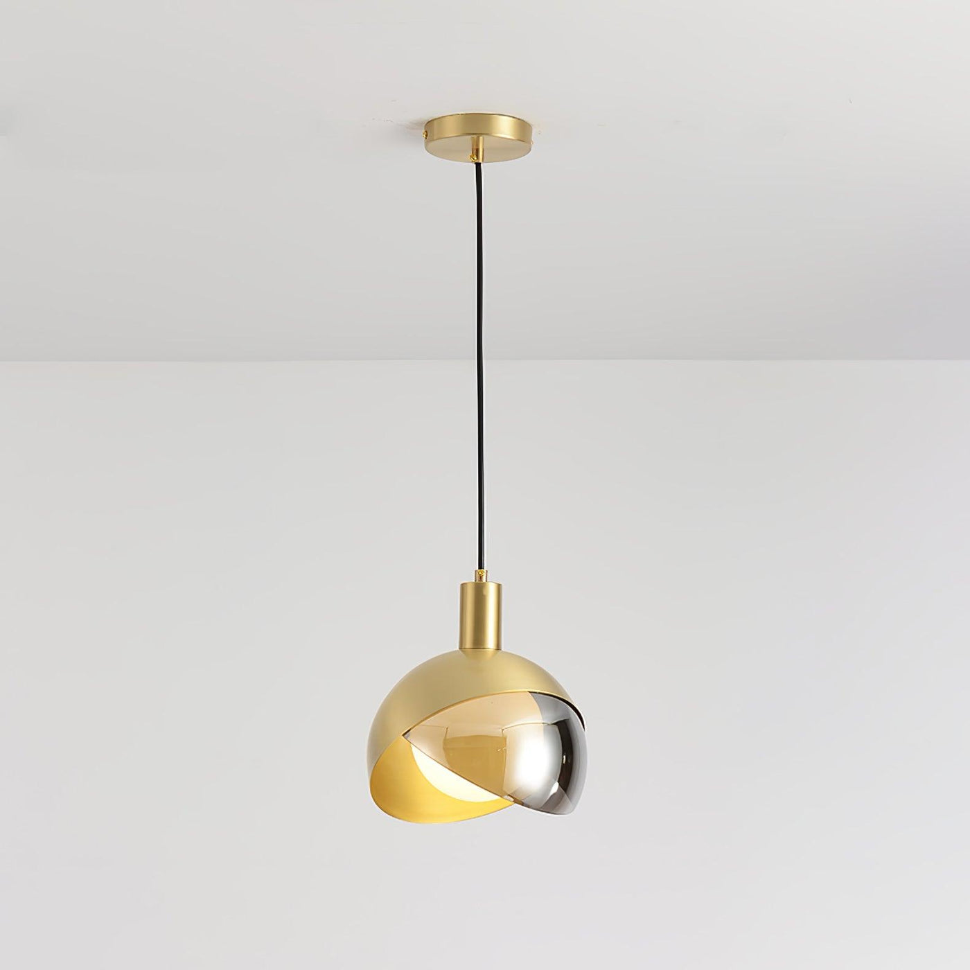 LumiFlex - Sleek Metal and Glass Pendant Light