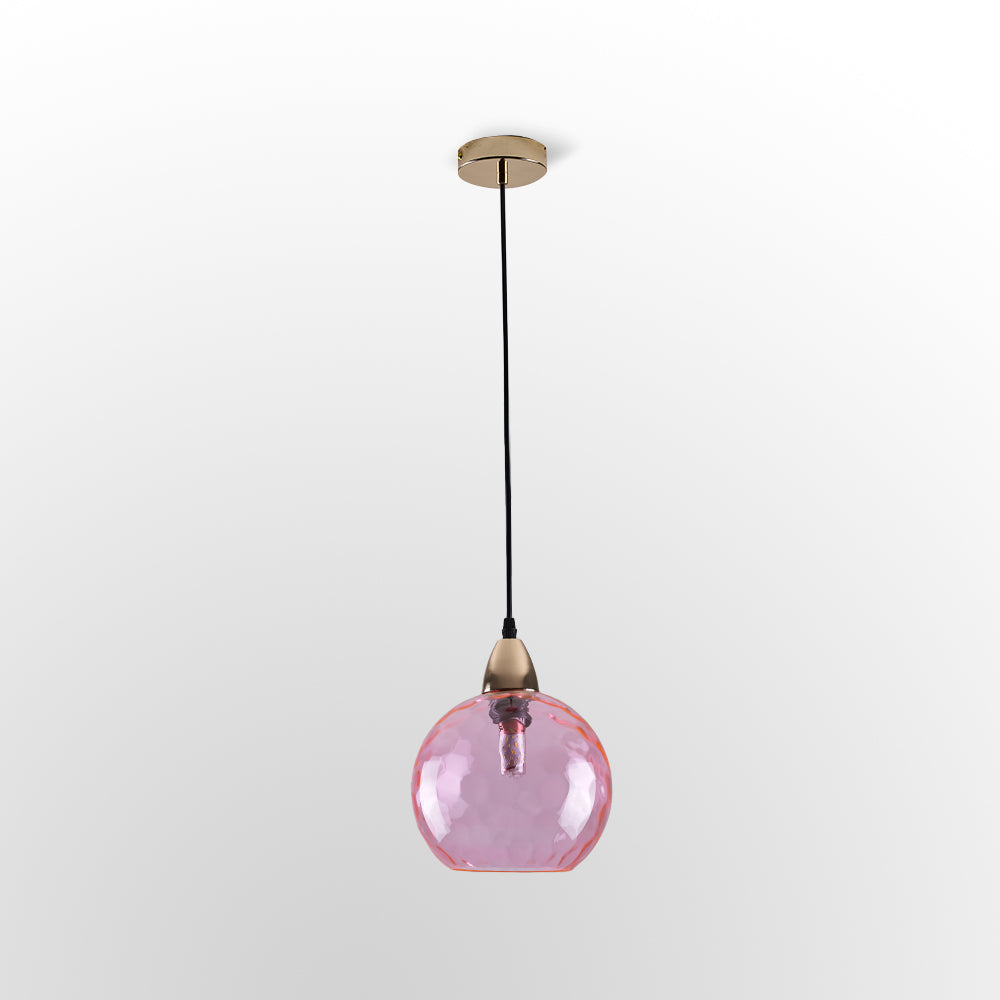 Hailie - Elegant Glass Pendant Light with Water Ripple Design