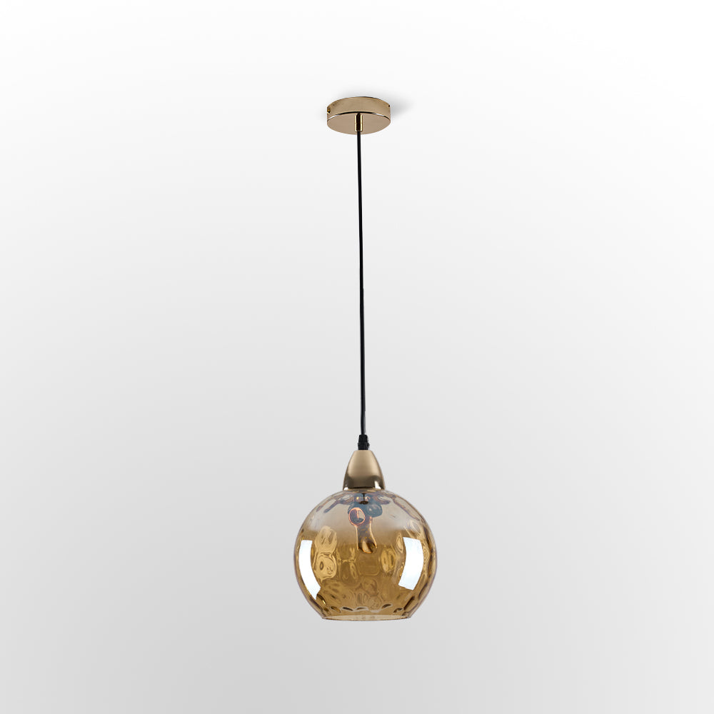 Hailie - Elegant Glass Pendant Light with Water Ripple Design