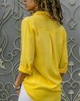 Cotton Blend Top – Tailored Front And Breathable Comfort