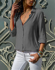 Cotton Blend Top – Tailored Front And Breathable Comfort