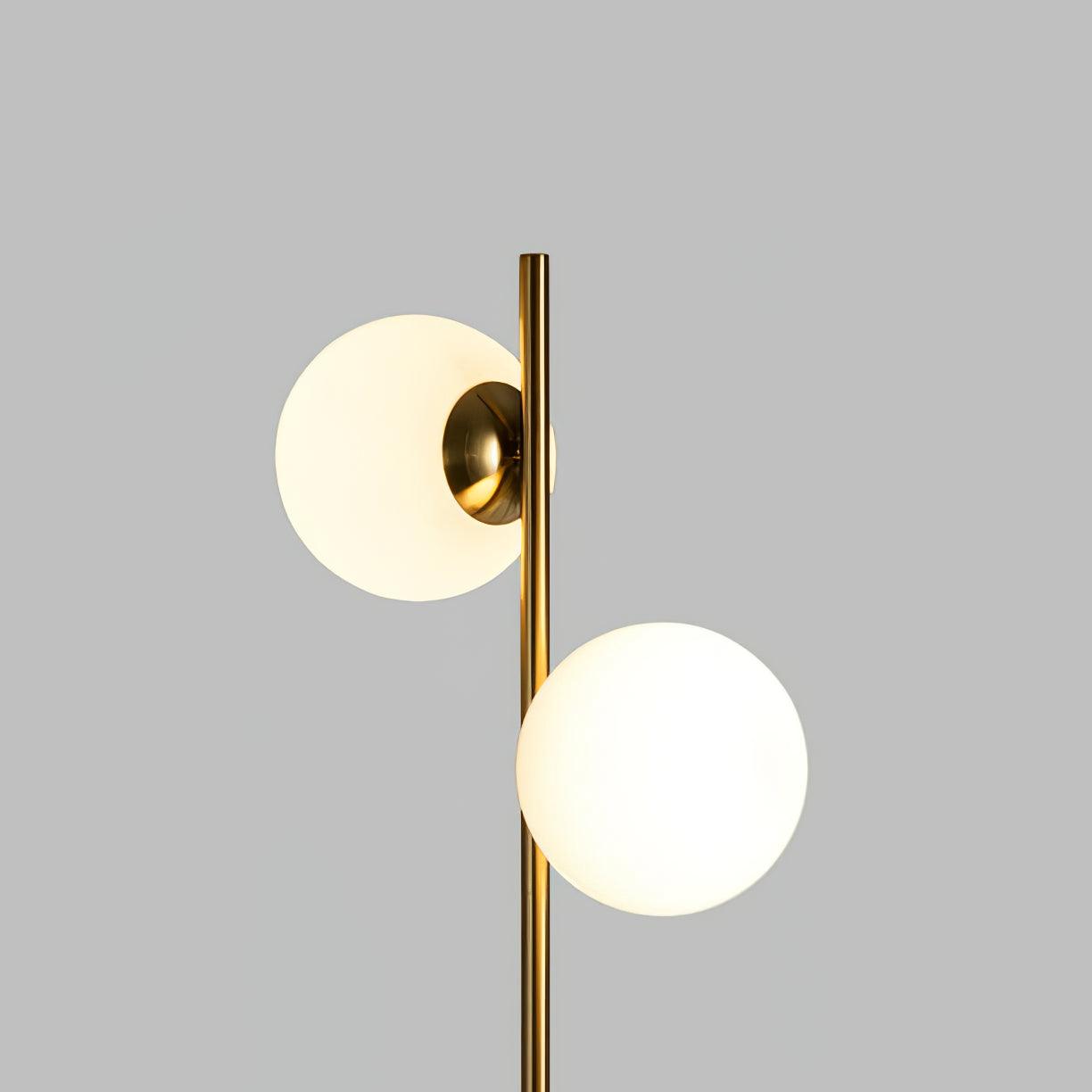 AURORALUX - Modern LED Floor Lamp with Globe Lights for Living & Dining Rooms