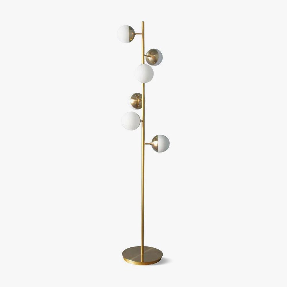 AURORALUX - Modern LED Floor Lamp with Globe Lights for Living & Dining Rooms