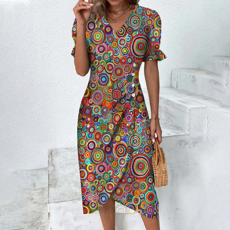 Dress - Cotton Blend Light Wide Cut & All Day Comfort