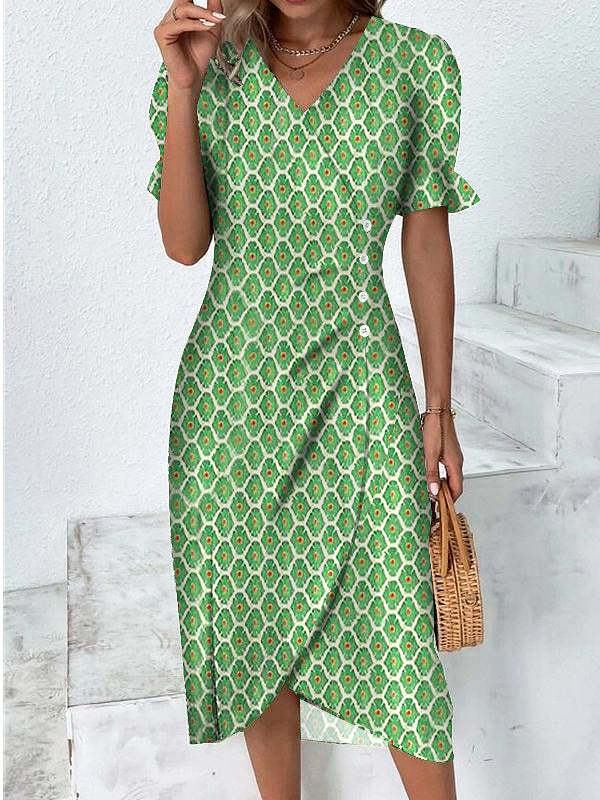 Dress - Cotton Blend Light Wide Cut & All Day Comfort