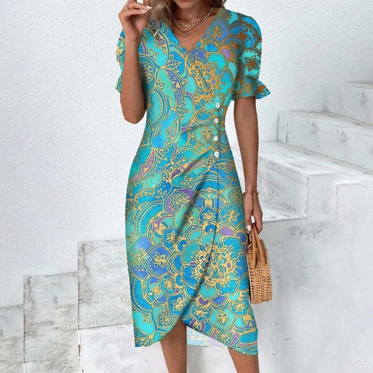 Dress - Cotton Blend Light Wide Cut & All Day Comfort