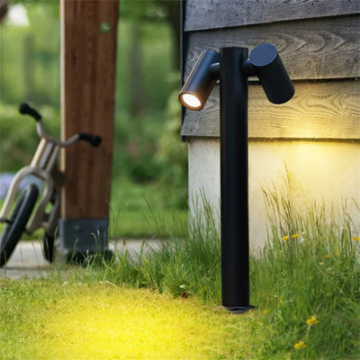 GLOWHAVEN - Double-Sided LED Post Light for Garden &amp; Driveway