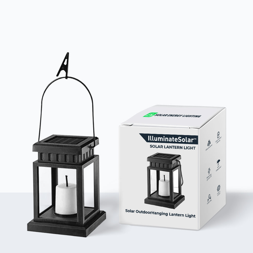 SOLAR HANGING LANTERN – Elegant Solar-Powered Lighting