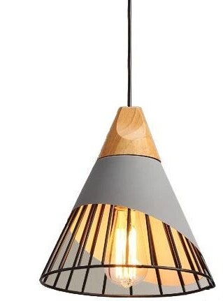 LUMINARA - Modern Hunaroglo LED Pendant Light with Iron and Wood Design