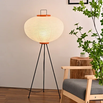 JAPANESE PAPER LAMP – Elegant Floor Lighting