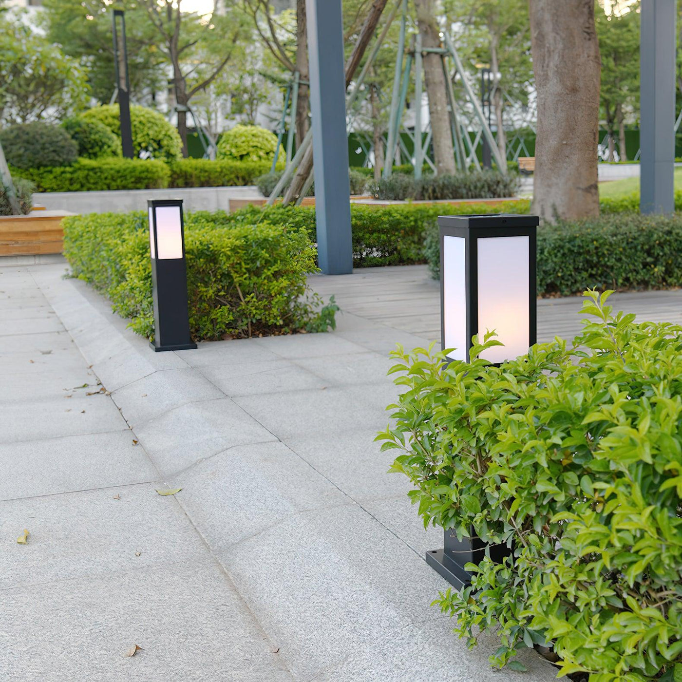 LUMINA ARCH - Sleek Outdoor Bollard Light for Modern Spaces