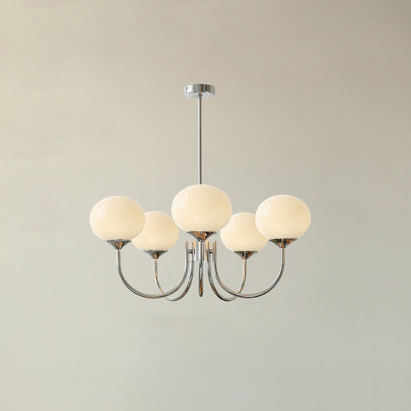 BlushRay - Modern Ceiling Light with Pink Glass Shades