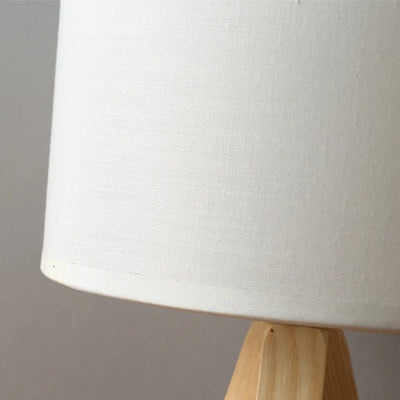 TerraGlow Wooden Table Lamp – Natural Wood & Metal Design