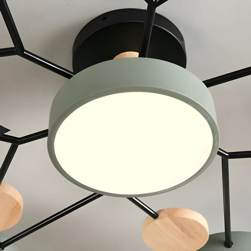 LUMINAIRE - Elegant Macaron-Inspired LED Ceiling Light