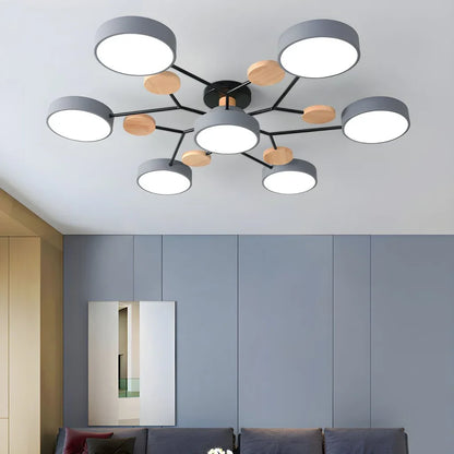 LUMINAIRE - Elegant Macaron-Inspired LED Ceiling Light