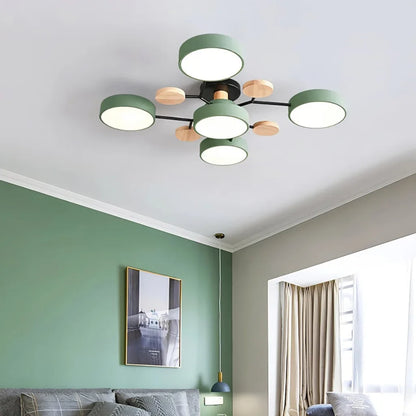 LUMINAIRE - Elegant Macaron-Inspired LED Ceiling Light