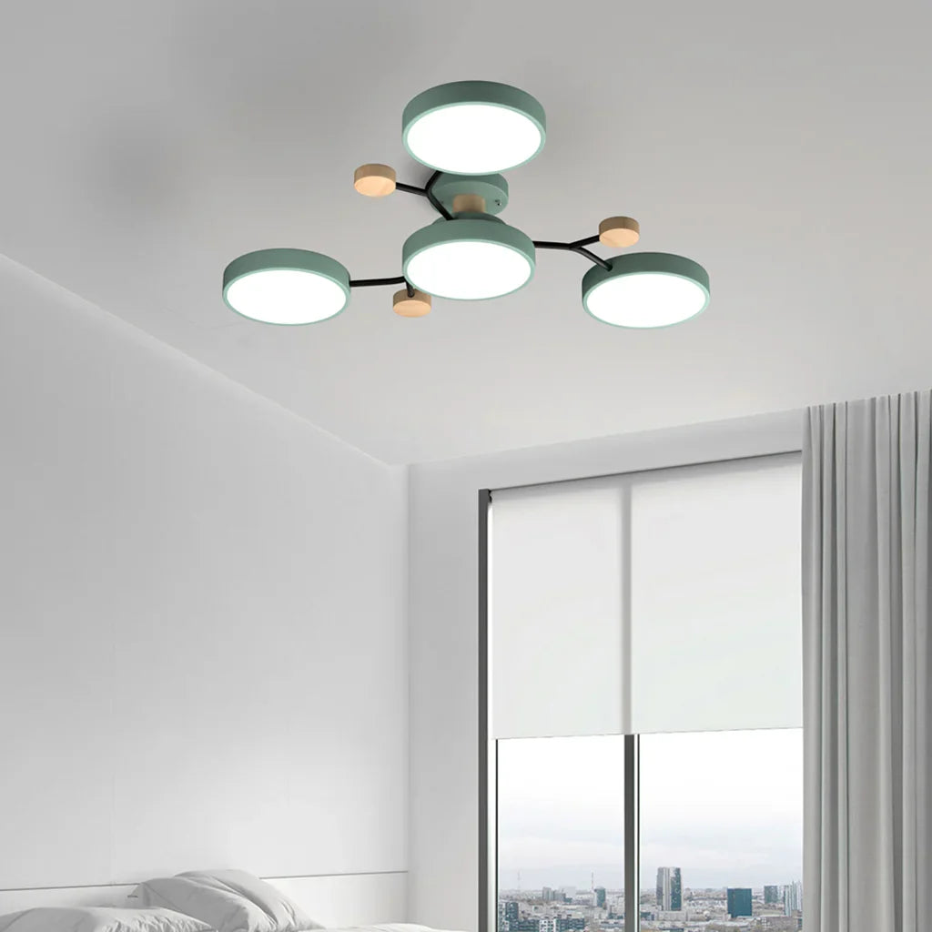 LUMINAIRE - Elegant Macaron-Inspired LED Ceiling Light