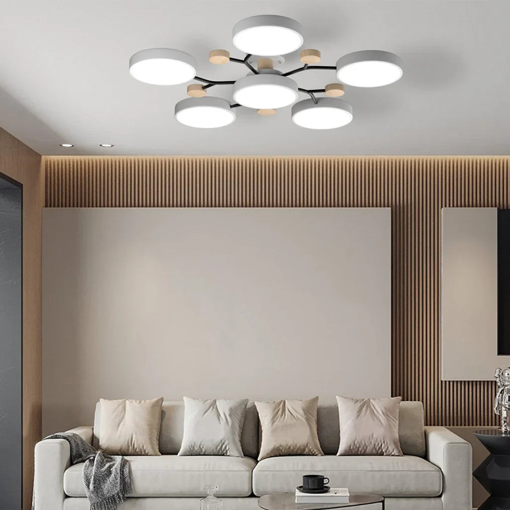 LUMINAIRE - Elegant Macaron-Inspired LED Ceiling Light