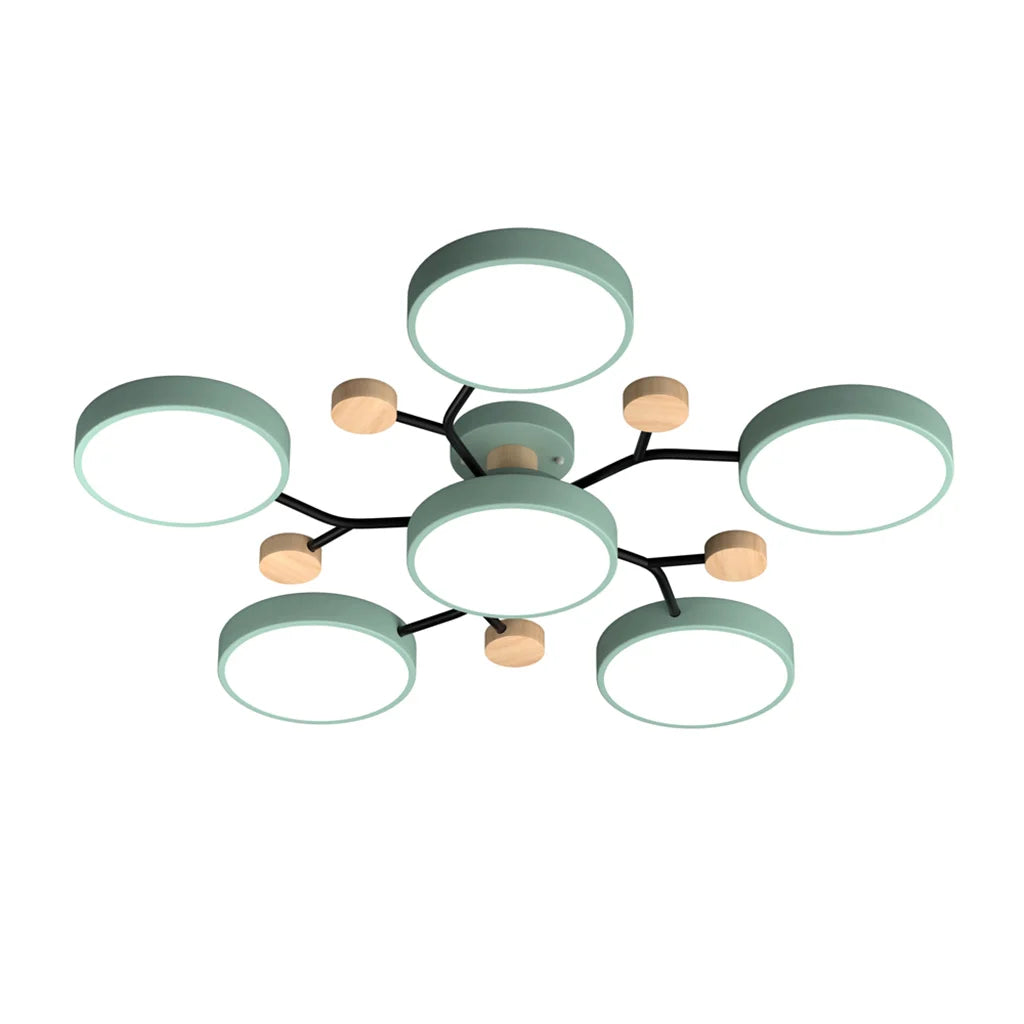 LUMINAIRE - Elegant Macaron-Inspired LED Ceiling Light