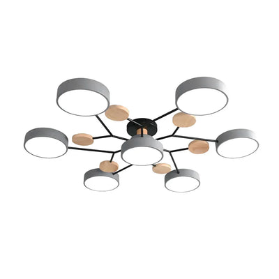 LUMINAIRE - Elegant Macaron-Inspired LED Ceiling Light