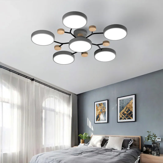 LUMINAIRE - Elegant Macaron-Inspired LED Ceiling Light