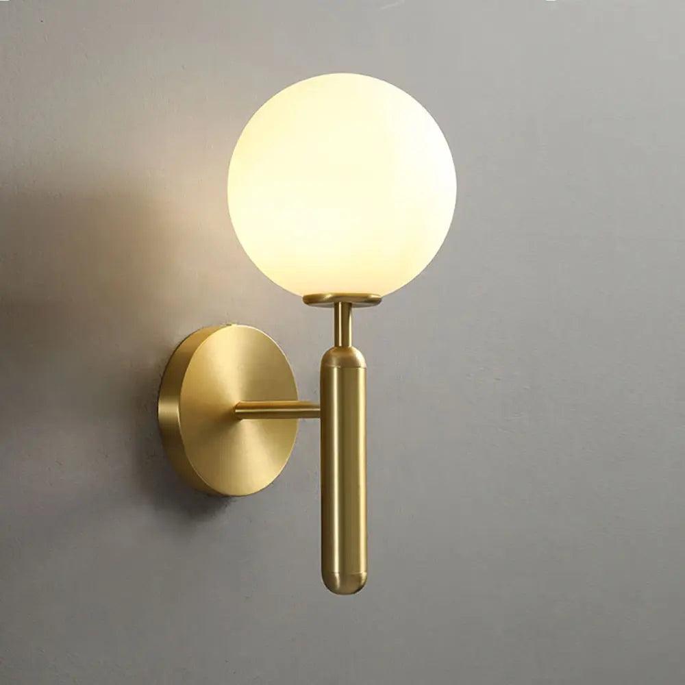 Luxia – Elegant Gold Iron Wall Sconce