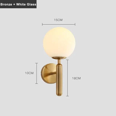 Luxia – Elegant Gold Iron Wall Sconce