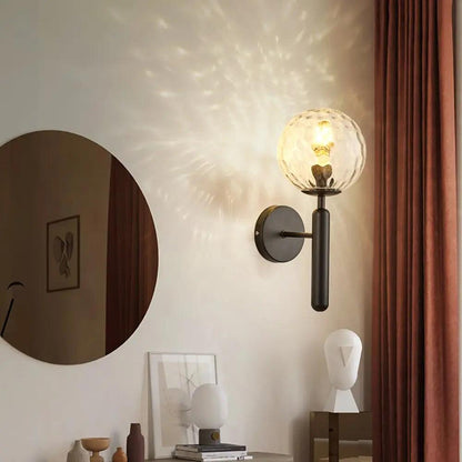 Luxia – Elegant Gold Iron Wall Sconce