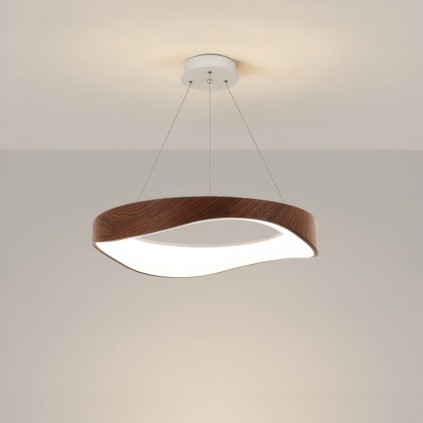 LUMIÈRE - Sleek Round LED Pendant Light for Versatile Spaces