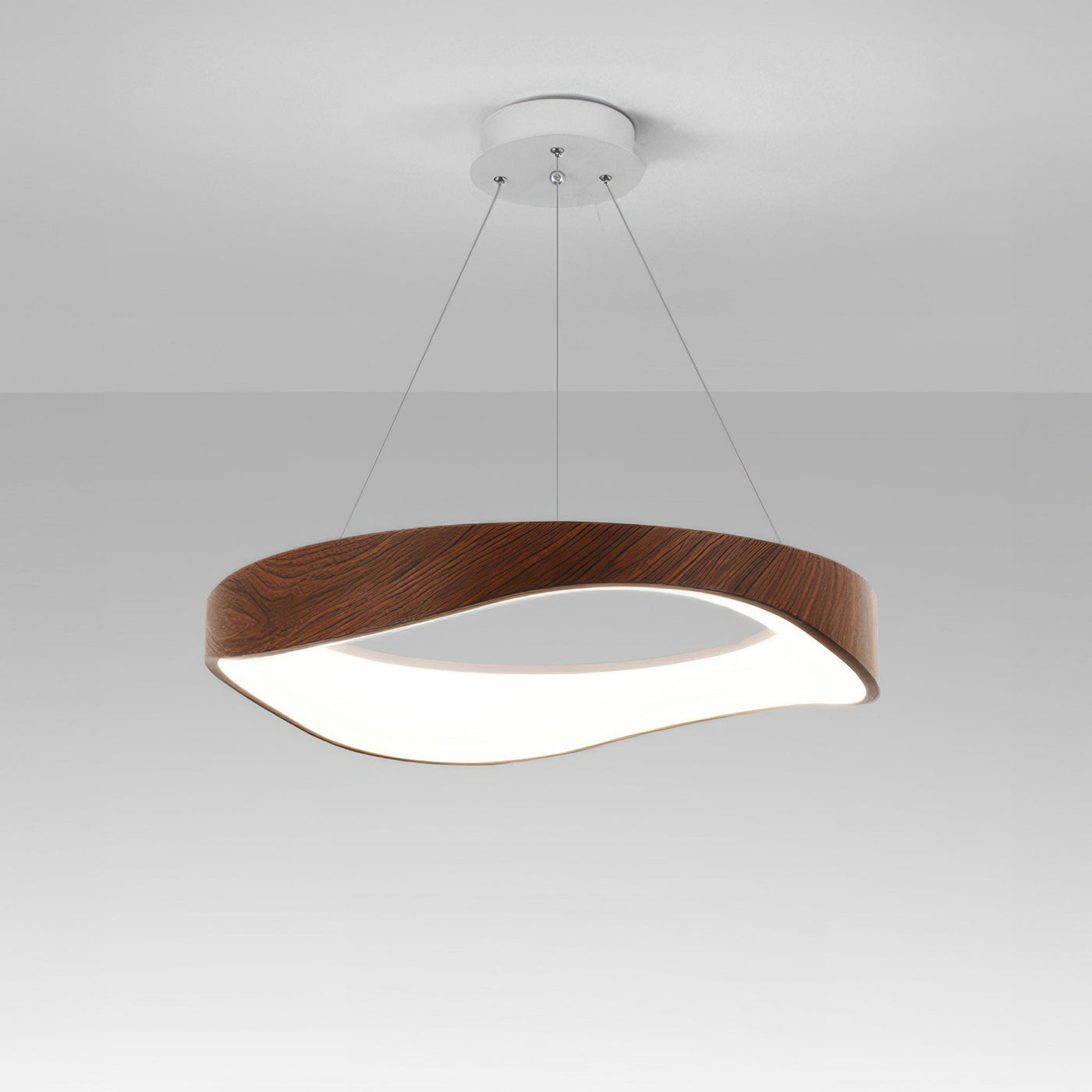 LUMIÈRE - Sleek Round LED Pendant Light for Versatile Spaces